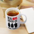 thumbnail image 4 of Real Drivers Use Three Pedals Mug | Ceramic Coffee Cup | Decorative Home Kitchen Drinkwear | Funny Birthday Gift, 4 of 6