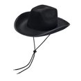 thumbnail image 5 of BLESIYA Cowboy Hat Adults Wide Brim hat for Photo Props Festival Themed Party Black, 5 of 8