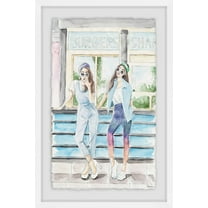 Parvez Taj "Fastfood Fashion III" Framed Painting Print