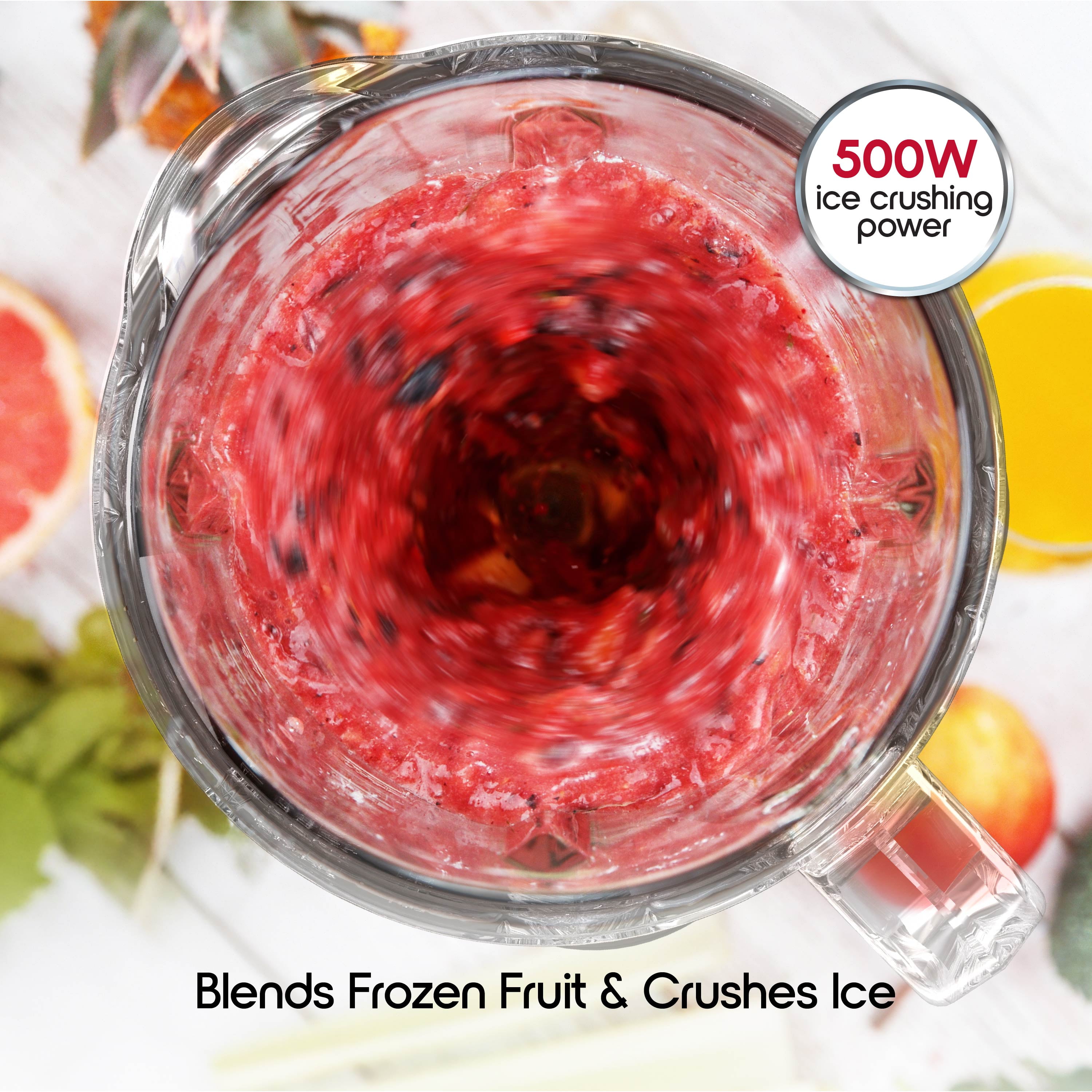 Savour by Tzumi 500W Touchscreen Smoothie Blender – 50oz Ice Crushing Countertop Blender for Smoothies, Sauces, Cocktails and More