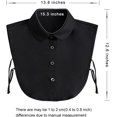 thumbnail image 4 of Fake Collar Detachable Dickey Collar Blouse Half Shirts Peter Pan Faux False Collar for Women & Girls Favors, 4 of 17