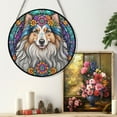 thumbnail image 5 of 89Bloom Rough Collie Dog Suncatcher, Stained Glass Rough Collie Suncatcher, Rough Collie Glass Suncatchers for Windows Stained Glass, 5 of 7