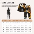 thumbnail image 4 of Naloa Yin Yang Pyjamas Imprimés pour Femmes, Ensembles de Pyjamas pour Femmes, Ensembles de Détente pour Femmes, 2 Pcs pour Femmes-Moyen, 4 of 7