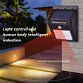 thumbnail image 3 of Waterproof 20 LED Solar Sensor Lights HUMAN Motion Sensor Wall Light Outdoor Garden Yard Decorative Lamp, 3 of 10