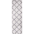 thumbnail image 4 of JV Home Diamond Trellis Shag Soft | Plush | High Pile Moroccan Shag Area Rug, 4 of 7