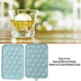 thumbnail image 3 of Ice  Tray,  Silicone Material Ice  Tray 25 Grid Design Silicone Round Ice Sphere Tray Mini Ice Ball Maker  For Chilling Drinks Coffee, 3 of 8