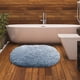 thumbnail image 4 of Alfombra de baño Alfombras de baño de microfibra extra suaves y absorbentes Alfombra de baño antideslizante y peluda Alfombras de baño lavables a máquina para el suelo del baño, la bañera y la ducha, 4 of 4