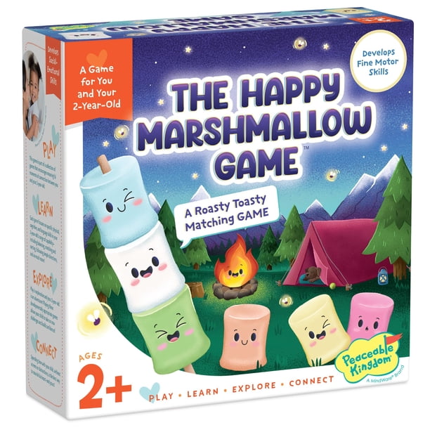 Juego para niños pequeños Peaceable Kingdom Happy Marshmallow 2+ Years