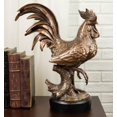 thumbnail image 1 of Statue Décorative Rustique Grande Ferme Coq Poulet Bronze Électrolytique, 1 of 7