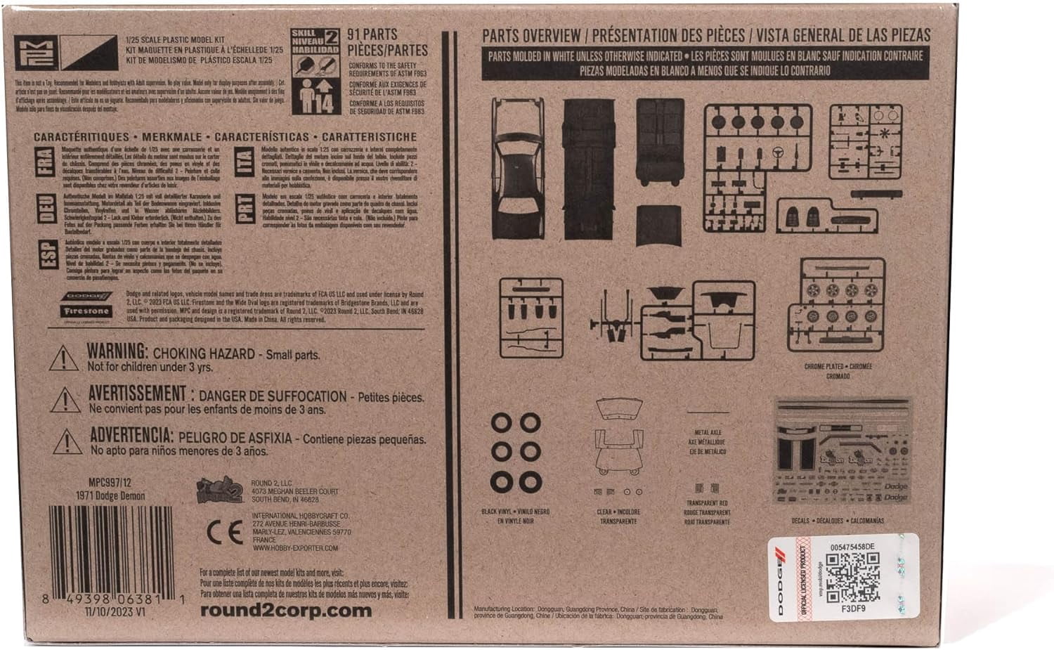 MPC 1971 Dodge Demon 1/25 MPC997 Plastics Car/Truck 1/24-1/25
