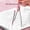 #357-Pink, variant on Kieccall 8 Piece Geometry Compass Ruler Set Math Drawing Stationery Kit for Office Gift