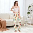 thumbnail image 5 of Dailycode Women's Pajama Pants Wide Leg Lounge Pj Bottoms With Pockets Sun and Kids, 5 of 7