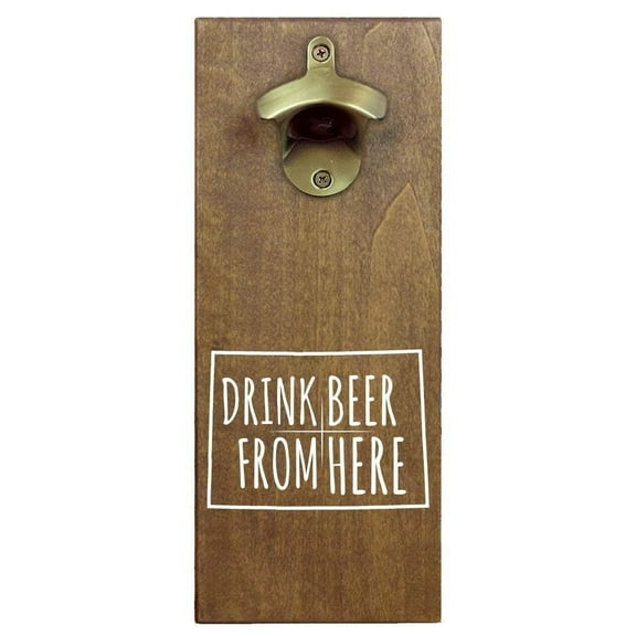 Torched Beer Bottle Opener Magnetic Cap Catcher  12" x 5" x 2.5" Colorado