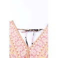 thumbnail image 3 of ABPHQTO Vestido floral de manga 3/4 con cuello en V negro para mujer, 3 of 5