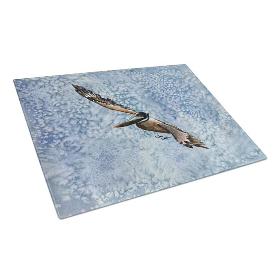 Caroline's Treasures Pelican Glass Cutting Board Large
