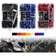 thumbnail image 2 of Kit de PERNOS de carenado Arco Iris Latino 177 piezas M5 M6 tornillos para parabrisas de MOTOCICLETA, 2 of 3