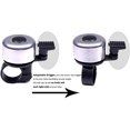 thumbnail image 1 of Timbres De Bicicleta De Carretera De Montaña 2x Campanas de bicicleta de metal Seguridad Ciclismo Manillar Sonido Alarma Cuerno Anillo (Plata) Likrtyny Accesorios para bicicletas, 1 of 4
