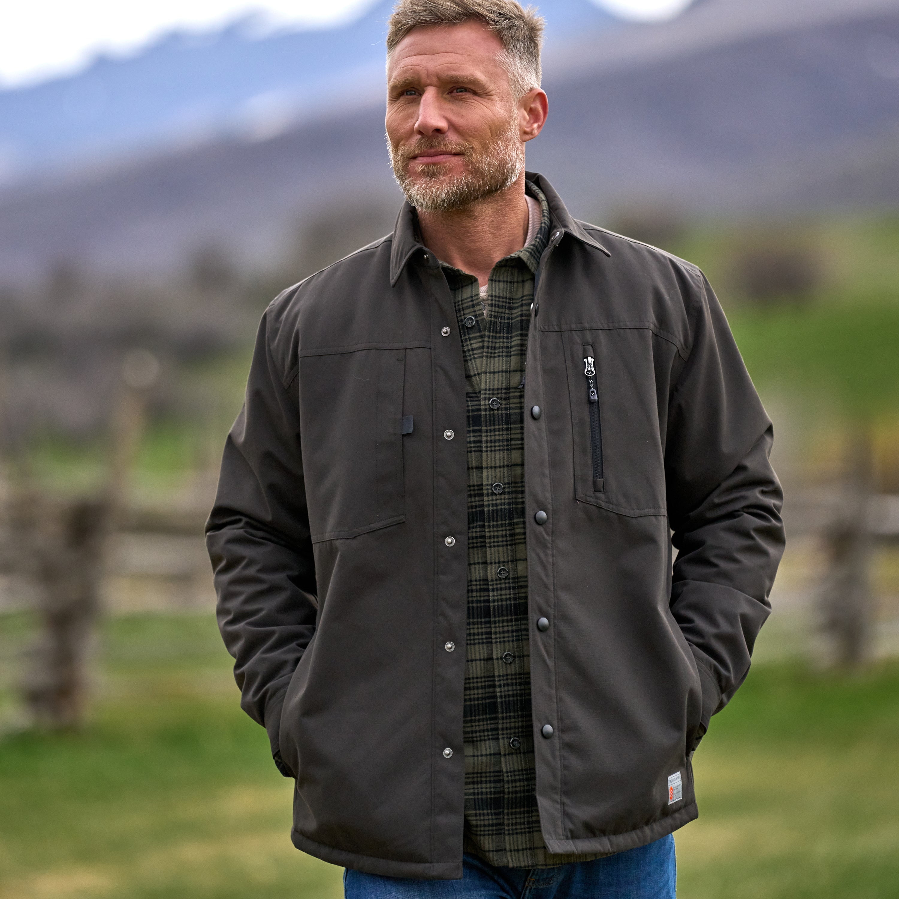 フリー カントリー メンズ シャツ トップス Men's Excursion Short Sleeve Poplin Shirt