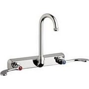 Chicago Faucets W8w-Gn1ae1-317Ab Commercial Grade Centerset Laundry / Service Faucet -