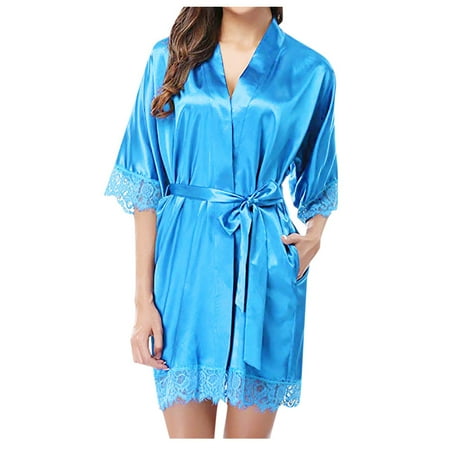 

TANGNADE Womens Lingerie Women s Lady Sexy Lace Sleepwear Satin Nightwear Lingerie Pajamas Suit