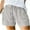 Gray, variant on Wyobmus Women Comfy Drawstring Shorts Casual Elastic Waist Solid Color Shorts Summer Beach Lightweight Loose Short With Pockets White