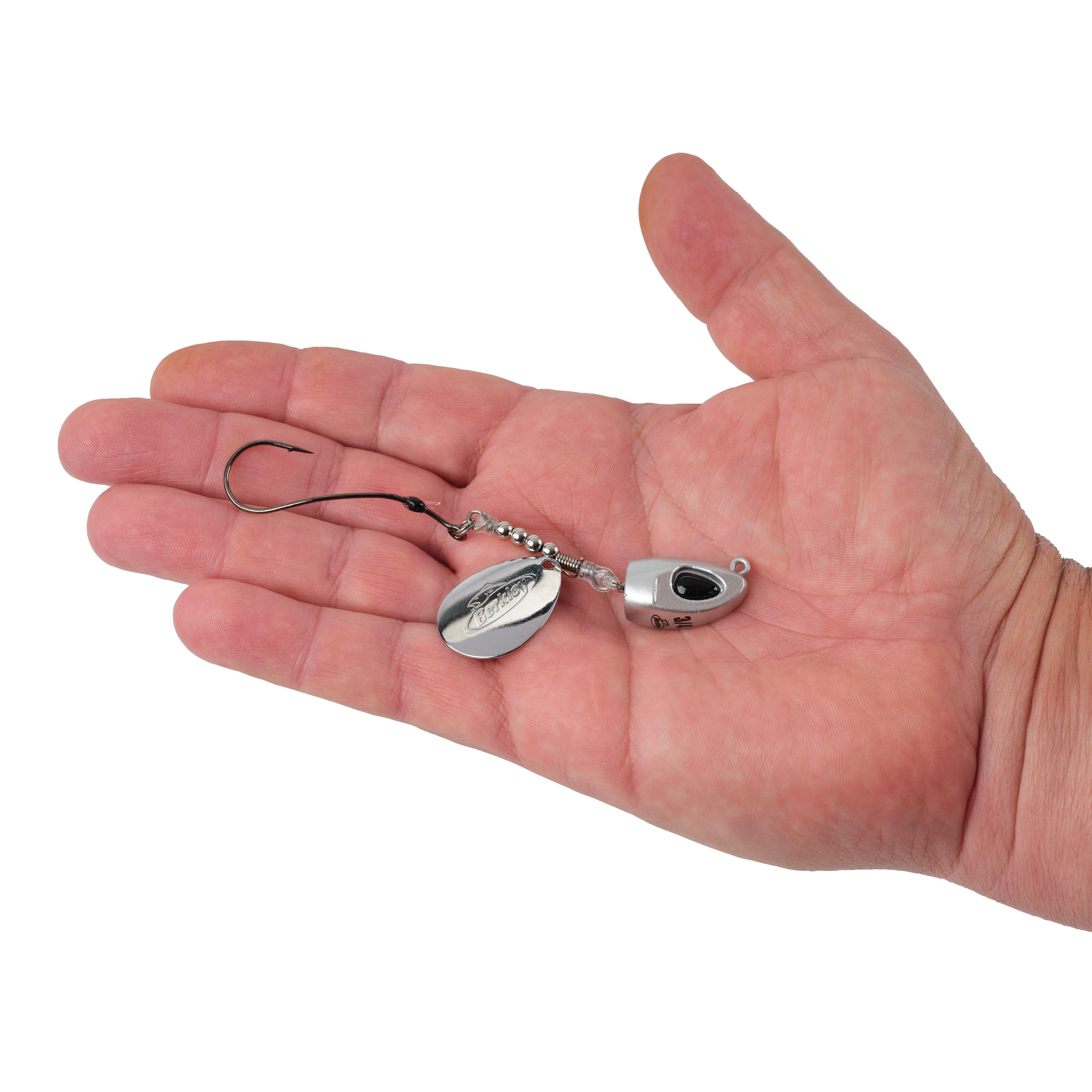 Berkley Bladed Rawler Jig, 1/0, Straight Chrome
