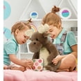 thumbnail image 3 of DolliBu Extra Large Moose Stuffed Animal - Soft Huggable Moose, Adorable Playtime Moose Plush Toy, Cute Wild Life Cuddle Gifts, Super Soft Moose Plush Doll Animal Toy for Kids and Adults - 14 inches, 3 of 8