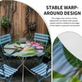 thumbnail image 4 of Spring Hummingbird Flower Leaf Round Fitted Tablecloth with Elastic Edge,Waterproof Table Cloth Fits Tables Up to 55"-60",Wipeable Washable Table Cover for Indoor Outdoor,Pastoral Pink Floral Bird, 4 of 9