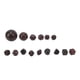 thumbnail image 4 of Juego de dados poliédricos de 15 piezas, dados de acrílico D3 a D100 para juegos de mesa, juegos de mesa, suministros para fiestas, palabras negras y rojas, 4 of 12