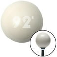 thumbnail image 1 of American Shifter  White 92 Year Retro Series Ivory Shift Knob with M16 x 1.5 Insert Shifter Auto Brody, 1 of 1