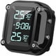 thumbnail image 1 of Sistema inalámbrico de monitoreo de presión de neumáticos para motocicleta, TPMS con carga USB para motocicleta con 2 sensores externos, pantalla LCD digital TPMS para motocicleta de dos ruedas, 1 of 5