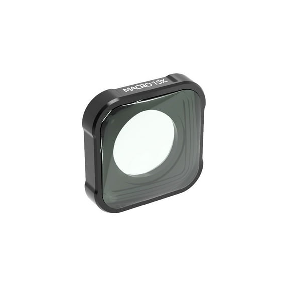 Aluminum Alloy 15X Macro Close Up Multi-Layer Coating Camera Lens Filter  Black Optical Glass Lens Vlog for Gopro Hero 9 Spare Part