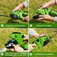 thumbnail image 6 of BN-LINK Cordless Hedge Trimmer with Battery Electric Grass Trimmer Hedge Shears 2 in 1 Handheld Mini Grass Cutter, 6 of 6