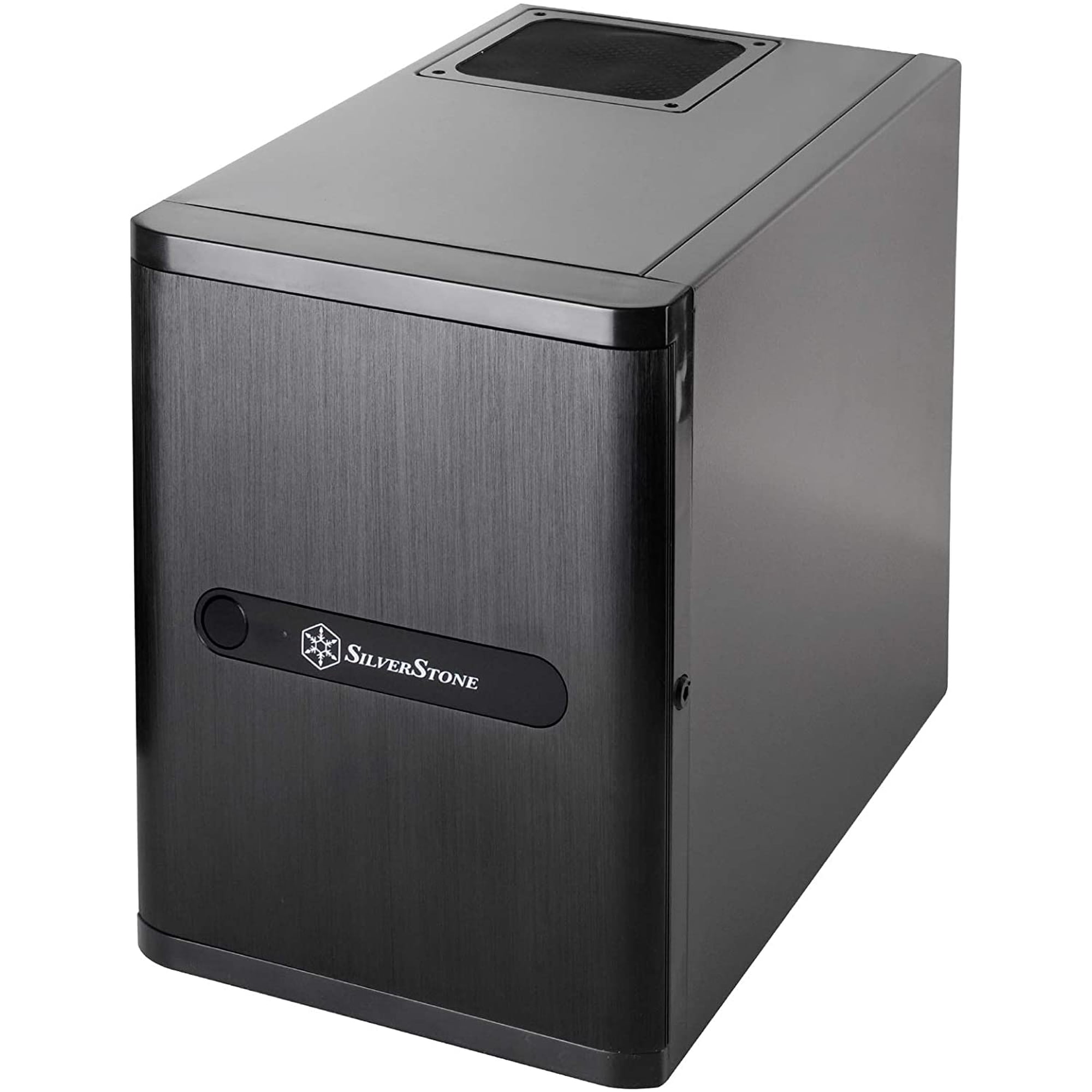 SilverStone Technology DS380B Premium Mini-Itx/DTX Small Form Factor NAS Computer Case, Black Newest Version DS380B-x