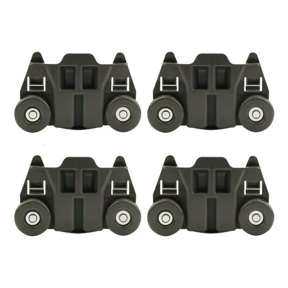 Tizuqe 4Pcs W10195417 UPGRADED- Dishwasher Wheels Lower Dish Rack Wheel for Kenmore-