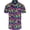 Black Neon Leaf, variant on Hawaiian Shirt for Men, Unisex Summer Beach Casual Short Sleeve Button Down Shirts, Printed Palmshadow Clothing