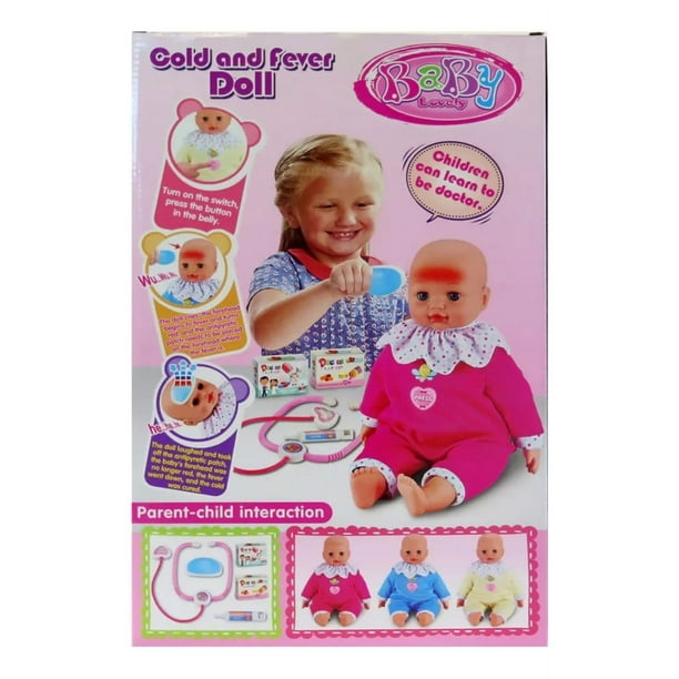 Muñeco Bebé De Juguete Sonido Llora Y Ríe Juega Al Doctor