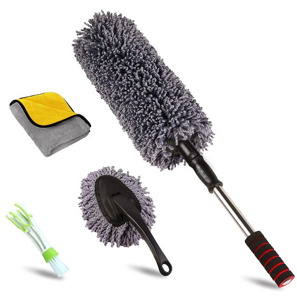 Kit de plumero para coche, interior y exterior, de microfibra Upra Ultimate