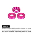 thumbnail image 4 of 60pcs M3 Counterbore Washers, 8mm/0.31inch Anodized Aluminum Alloy, Head Gaskets for Screw RC, Hot Pink, 4 of 6