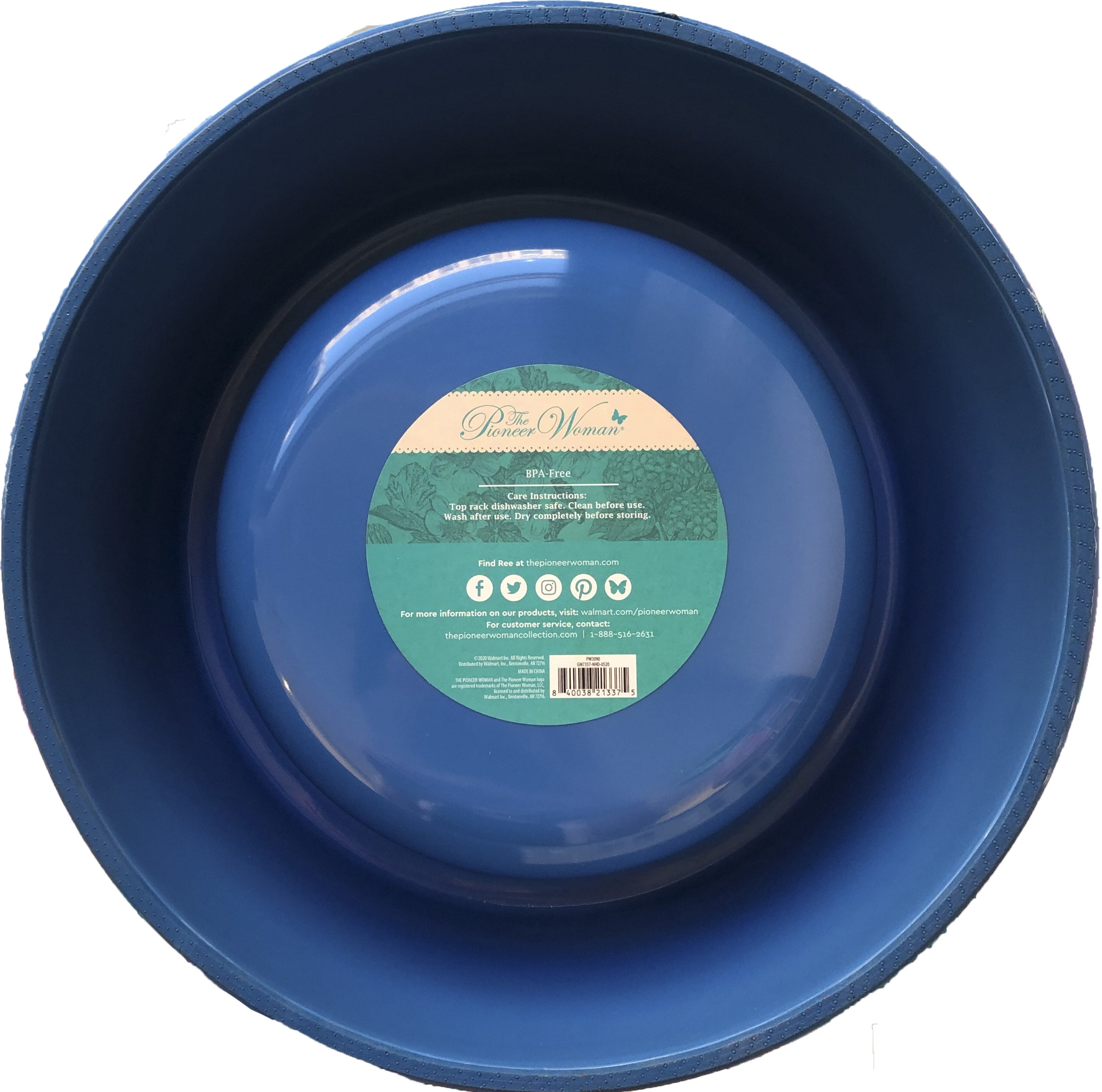 The Pioneer Woman Melamine Feeding Bowl Charming Check 37 oz