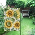 thumbnail image 3 of Summer Garden Flag Welcome Sunflower 12x18 Inch Small Double Sided for Outside Yard Flag, 3 of 5