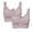 Pink, variant on Seductiva Clothing Women's Smooth Cotton T-Shirt Bra Pack of 2 New Posture Correcting Bra Wireless Bra Breathable Comfortable Full Back Cover Plus Size Bra