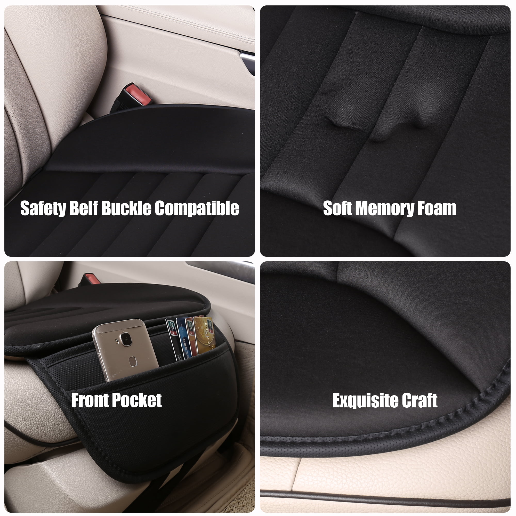 Premium Car Seat Cushion, Memory Foam Driver Seat Cushion to
