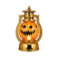 thumbnail image 2 of Halloween Pumpkin Lantern Night Light, Portable Handheld LED Decor with Warm Glow for Table Window Display, 2 of 4