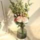 thumbnail image 3 of Eucalipto artificial y ramo de rosas, plantas falsas, hojas de eucalipto, bayas, flores a granel, flores de boda, ramos de rosas de seda, decoraciones, centro de mesa floral Fokelyi CZJJ-HQ45-1, 3 of 8