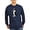 Navy, variant on CafePress - Smooth Tricolor Collie Long Sleeve Dark T Shirt - Long Sleeve Dark T-Shirt