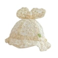 thumbnail image 2 of Fortune Baby Girl Summer Hat Mesh Flower Hat Infant Sweet Bow Cap, 2 of 9