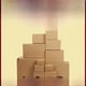 thumbnail image 4 of Cajas de embalaje de logística exprés de cartón extra duro más rígido antillenado de media altura rectangular, 4 of 5