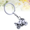 thumbnail image 6 of Clispeed Motorcycle Keychain Decoration Metal Keyring Silver Modern Design 1Pack for, 6 of 8