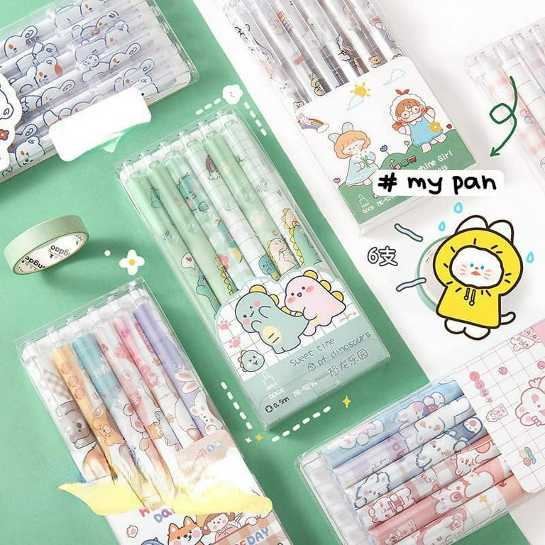 Wholesale Kawaii Carbon Kawaii Gel Pens Set 0.5 Korean Cute Design For  Office, School, And Students Japanese Stationery Supplies From Brainyant,  $8.06